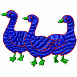 Ducks And Goose Embroidery Design 5 Ducks And Goose Embroidery Design 5